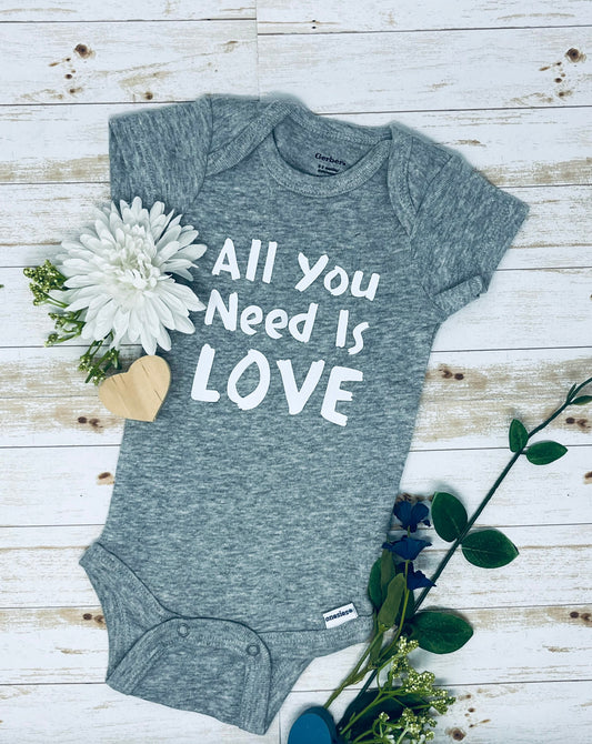 All You Need Is Love Baby Bodysuit